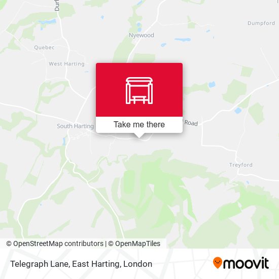 Telegraph Lane, East Harting map