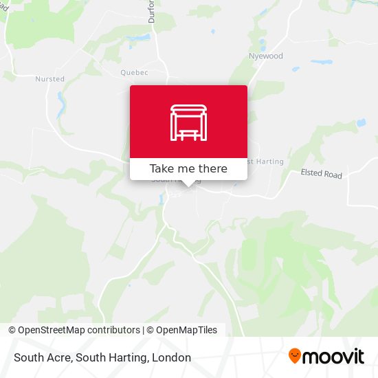 South Acre, South Harting map