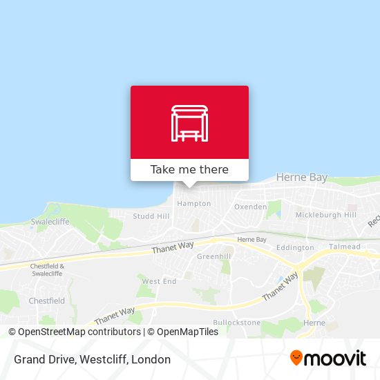 Grand Drive, Westcliff map