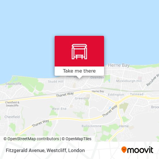 Fitzgerald Avenue, Westcliff map