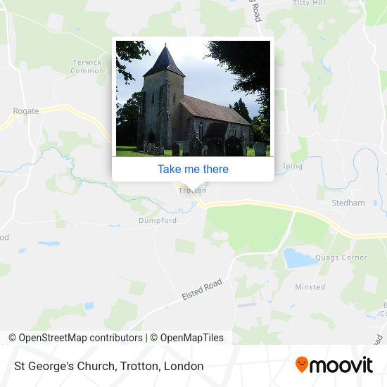St George's Church, Trotton map