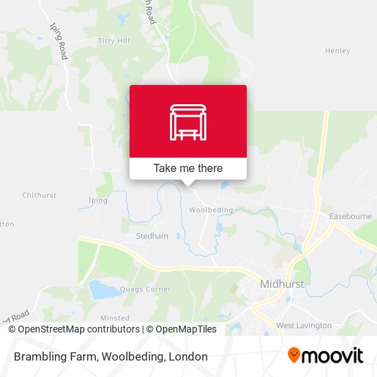 Brambling Farm, Woolbeding map