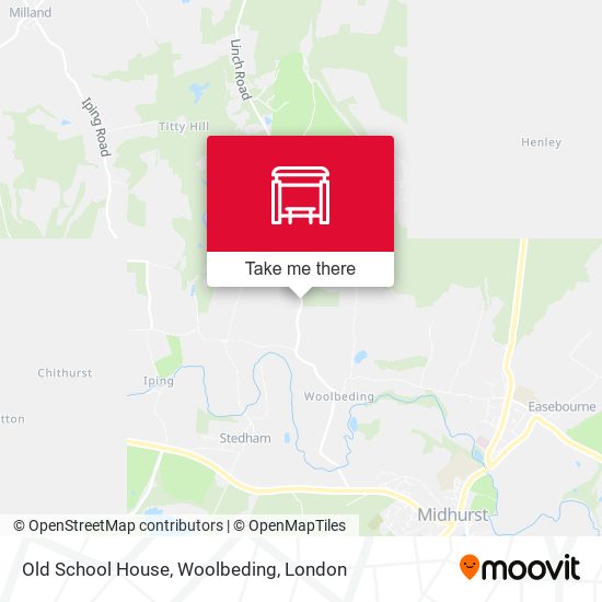 Old School House, Woolbeding map