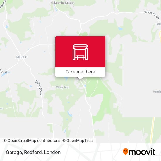 Garage, Redford map