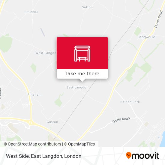 West Side, East Langdon map