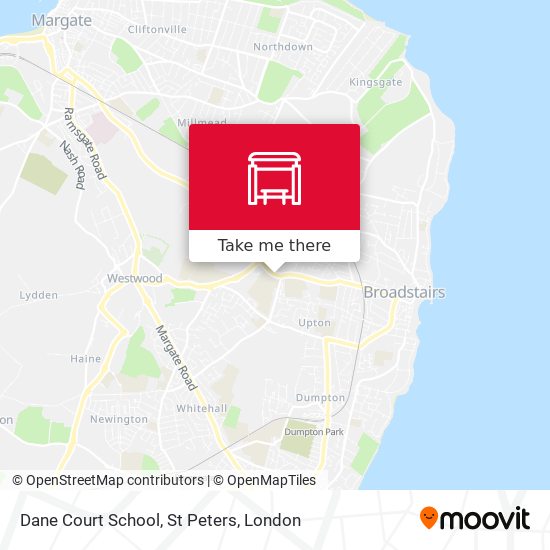 Dane Court School, St Peters map