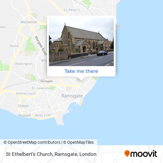St Ethelbert's Church, Ramsgate map