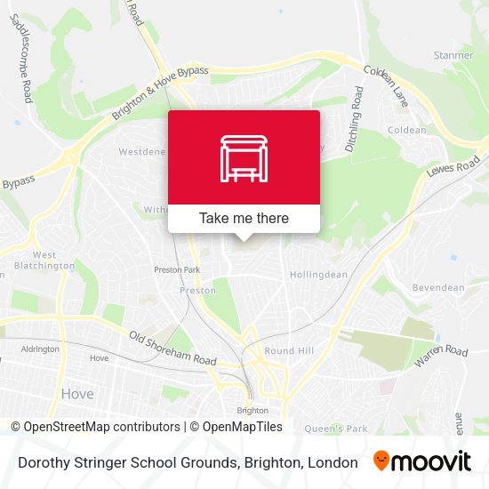 Dorothy Stringer School Grounds, Brighton map