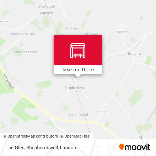 The Glen, Shepherdswell map