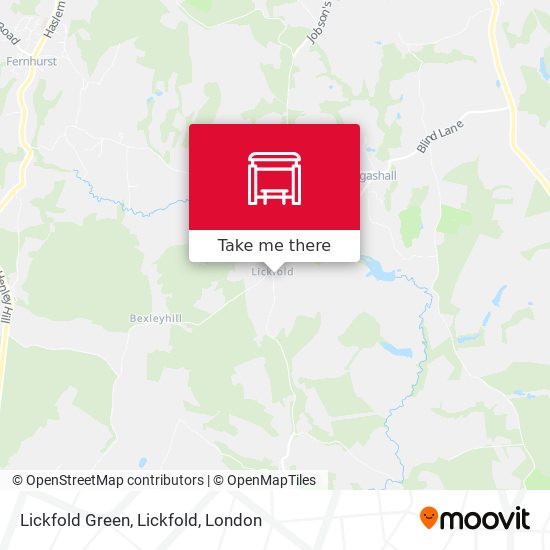 Lickfold Green, Lickfold map