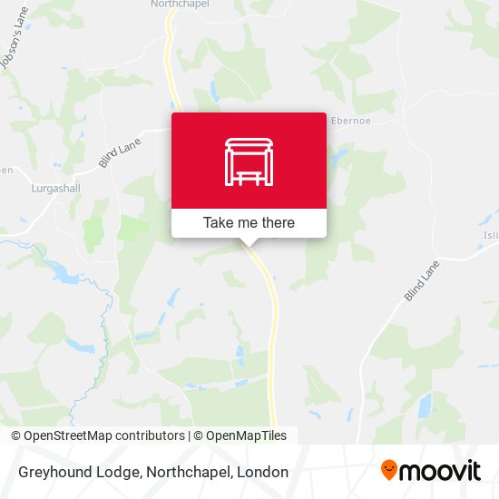 Greyhound Lodge, Northchapel map