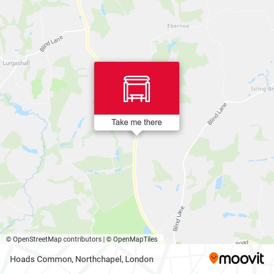 Hoads Common, Northchapel map