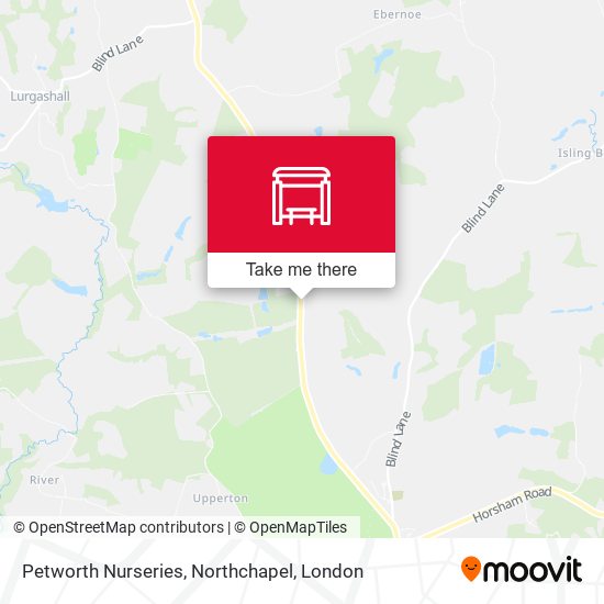 Petworth Nurseries, Northchapel map