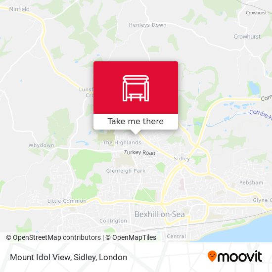 Mount Idol View, Sidley map