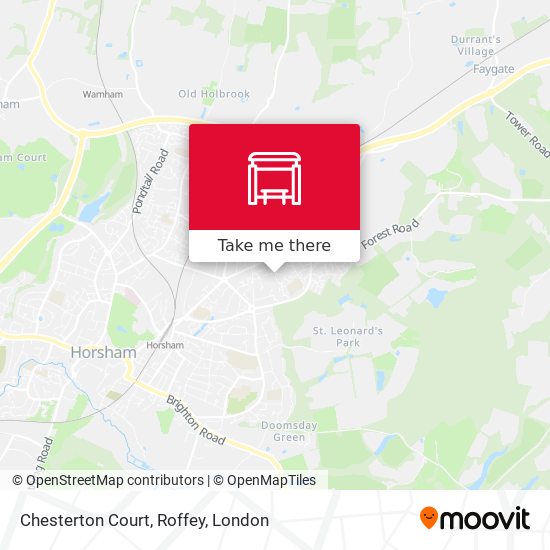 Chesterton Court, Roffey map