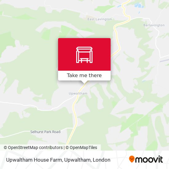 Upwaltham House Farm, Upwaltham map
