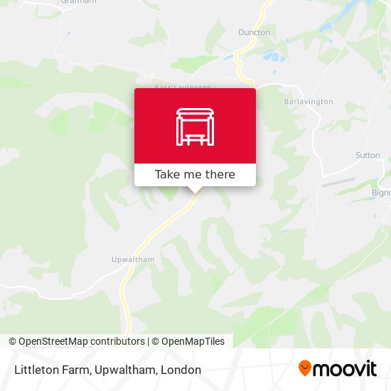 Littleton Farm, Upwaltham map