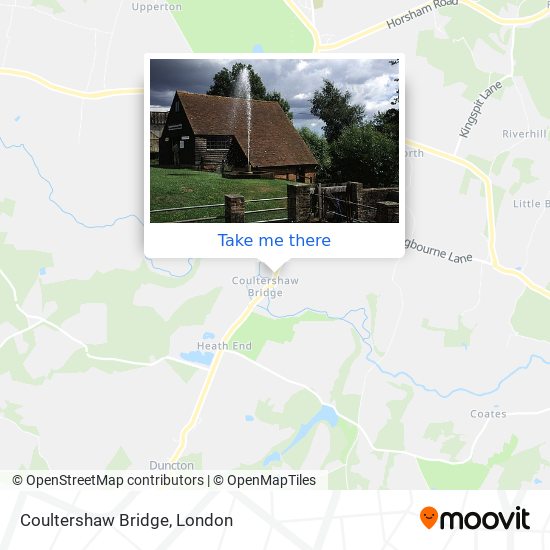 Coultershaw Bridge map