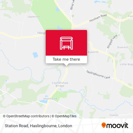 Station Road, Haslingbourne map