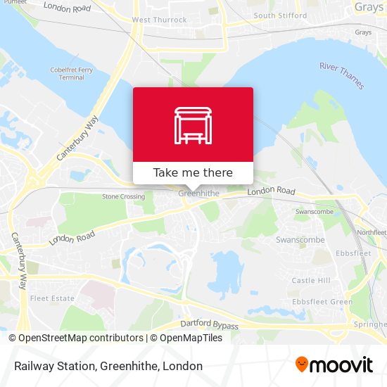 Railway Station, Greenhithe map