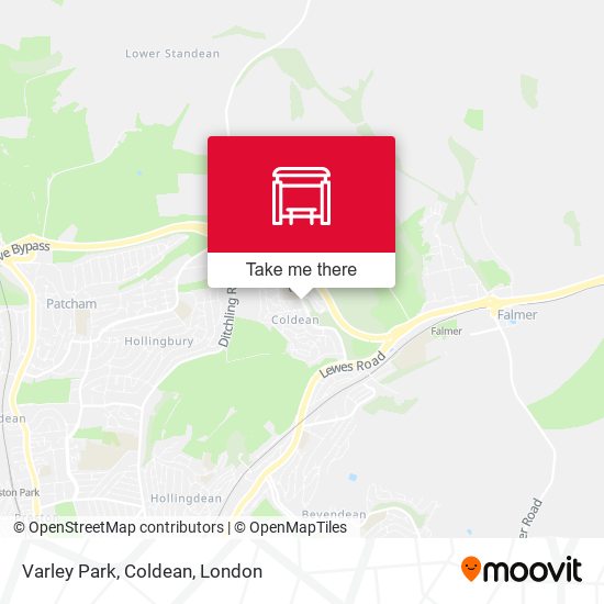 Varley Park, Coldean map