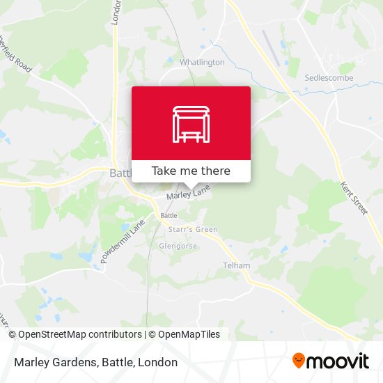 Marley Gardens, Battle map