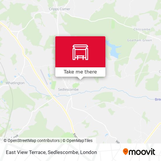 East View Terrace, Sedlescombe map