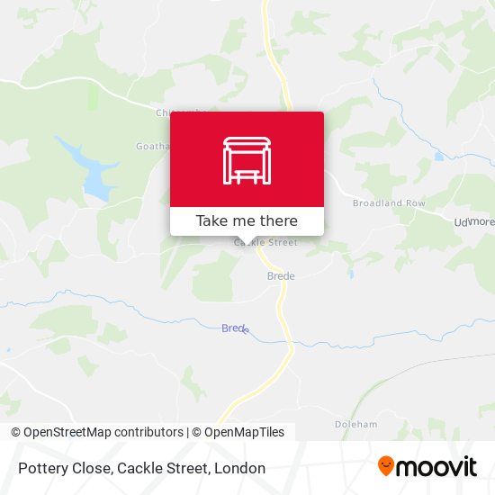 Pottery Close, Cackle Street map