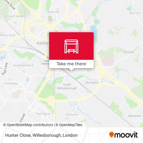Hunter Close, Willesborough map