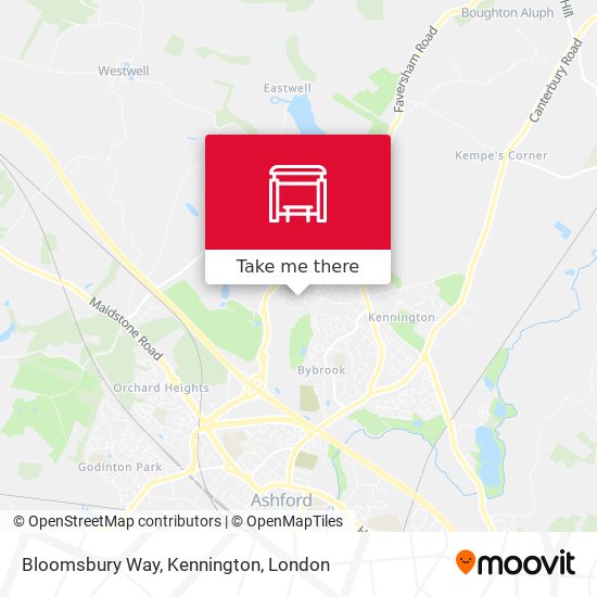 Bloomsbury Way, Kennington map