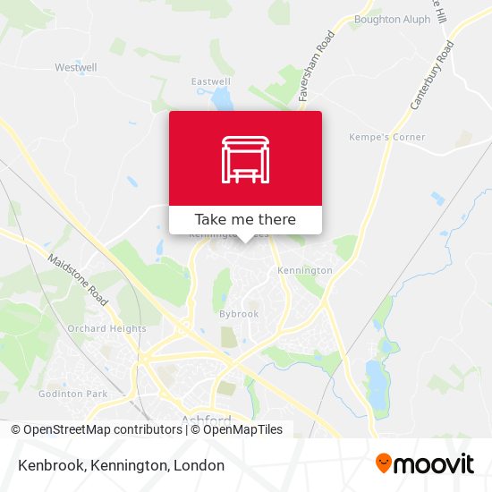 Kenbrook, Kennington map