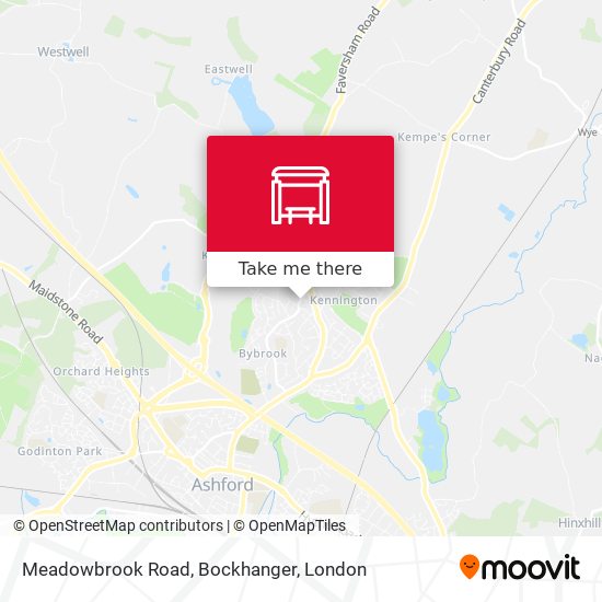 Meadowbrook Road, Bockhanger map