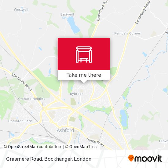Grasmere Road, Bockhanger map