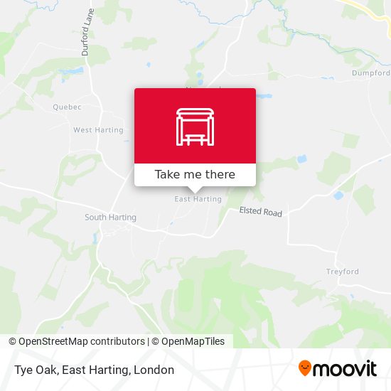 Tye Oak, East Harting map
