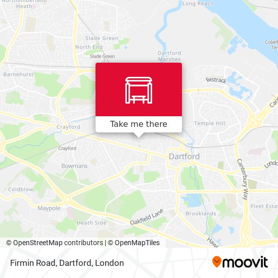Firmin Road, Dartford map