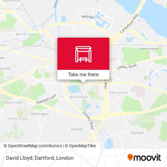 David Lloyd, Dartford map