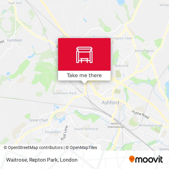 Waitrose, Repton Park map