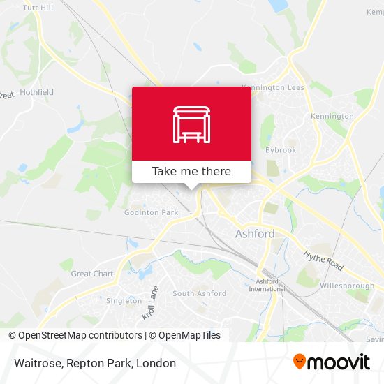 Waitrose, Repton Park map