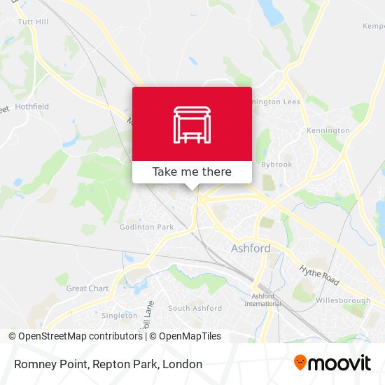 Romney Point, Repton Park map