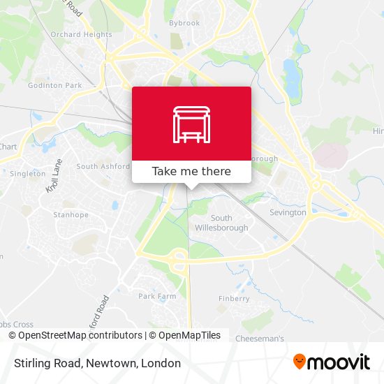 Stirling Road, Newtown map