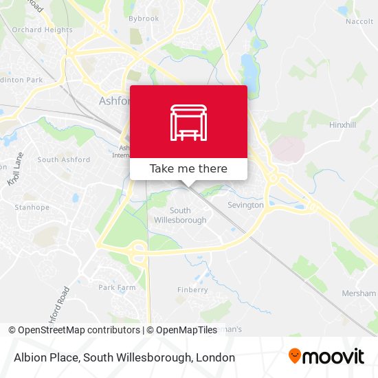 Albion Place, South Willesborough map