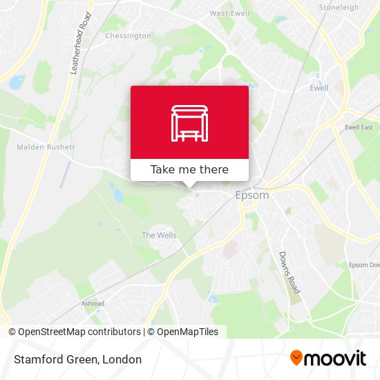 Stamford Green map