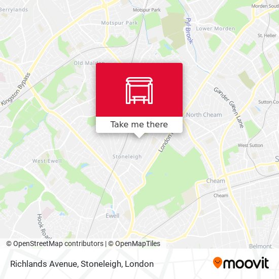 Richlands Avenue, Stoneleigh map