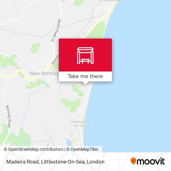 Madeira Road, Littlestone-On-Sea map