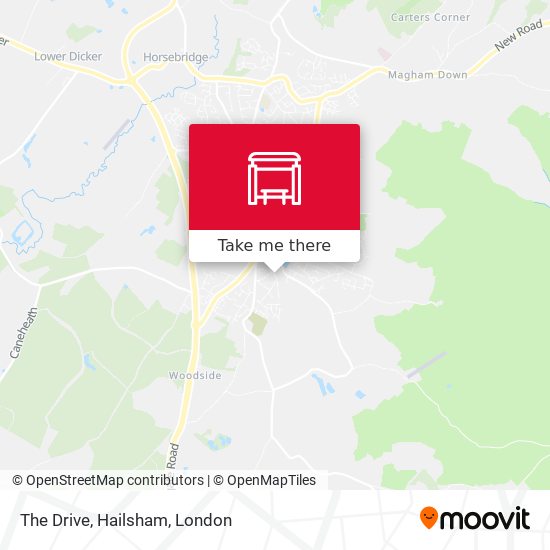 The Drive, Hailsham map