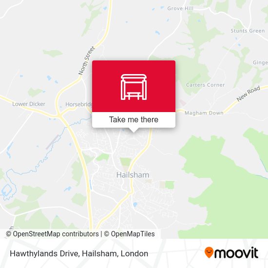 Hawthylands Drive, Hailsham stop Routes, Schedules, and Fares