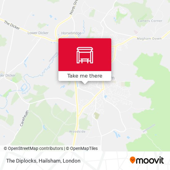 The Diplocks, Hailsham map