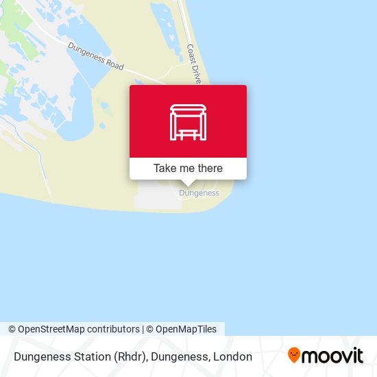 Dungeness Station (Rhdr), Dungeness map