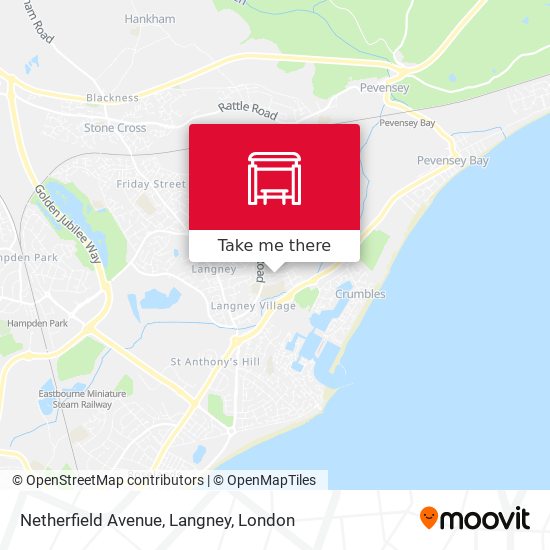 Netherfield Avenue, Langney map