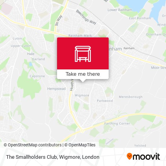 The Smallholders Club, Wigmore map